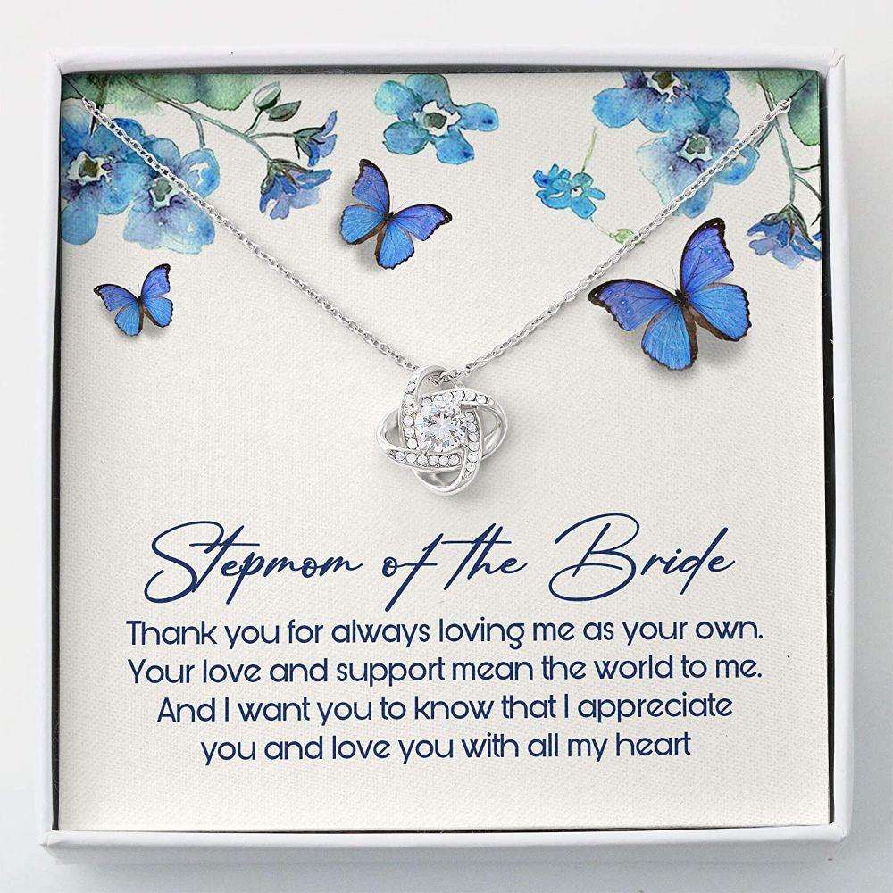 Stepmom Necklace Gift “ Stepmom Of The Bride Wedding Gift Gifts for Mother (Mom) Rakva