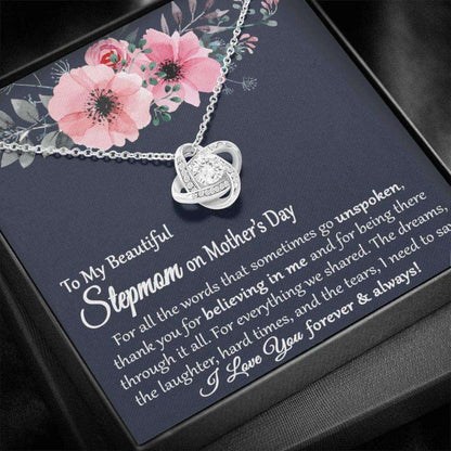 Stepmom Necklace, Stepmom Gift Mothers Day, Mothers Day Gift For Stepmom, Stepmom Gift On Card For Mother’S Day, Stepmother Necklace Gifts for Mother (Mom) Rakva