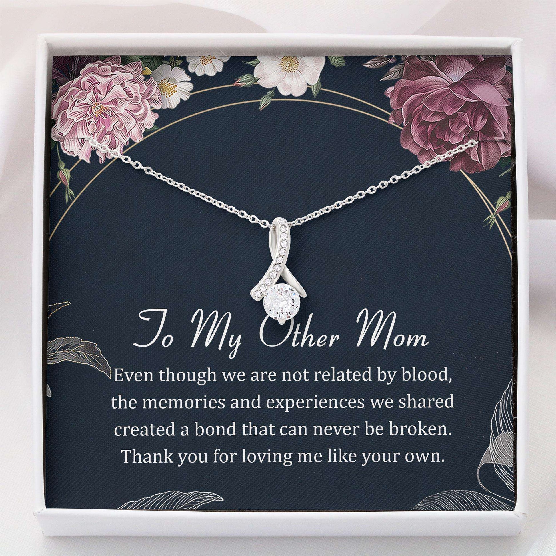 Stepmom Necklace, Stepmother Gift Other Mom Bonus Mom Gift Mothers Day Beauty Necklace Mother's Day Rakva