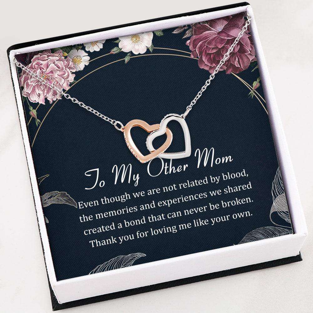 Stepmom Necklace, Stepmother Gift Other Mom Bonus Mom Gift Mothers Day Hearts Necklace Mother's Day Rakva