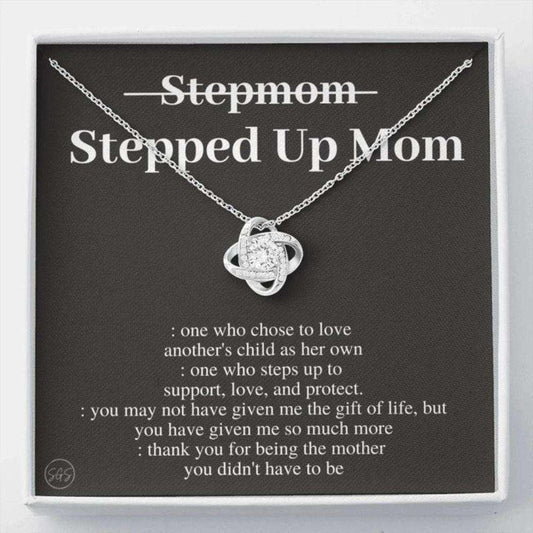 Stepmom Necklace, Stepped Up Mom, Gift For Stepmom, Bonus Mom Necklace, Stepmother, Second Mama, From Step Daughter, Step Son Gifts For Daughter Rakva