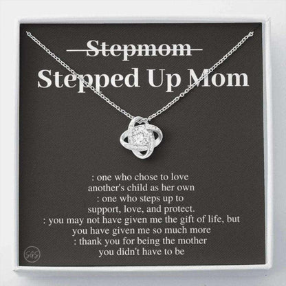 Stepmom Necklace, Stepped Up Mom, Gift For Stepmom, Bonus Mom Necklace, Stepmother, Second Mama, From Step Daughter, Step Son Gifts For Daughter Rakva