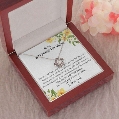 Stepmom Necklace, To My Stepped Up Mom Gift Necklace, Meaningful Mother’S Day Necklace For Stepped Up Mom, Stepmom Gift From Stepdaughter, Stepson Gifts For Daughter Rakva