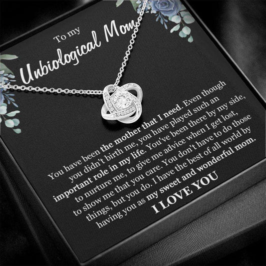 Stepmom Necklace, Unbiological Mom Necklace, Sentimental Gift For Bonus Mom, Adopted Mom Gift For Mother’S Day, Appreciation Gift For Unbiological Mom Rakva