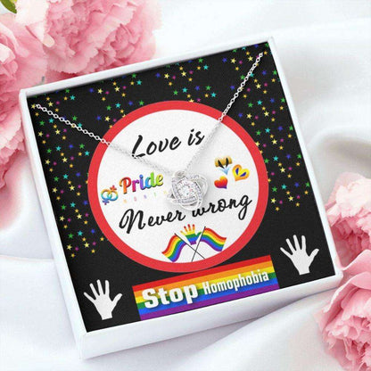 Stop Homophobia Necklace, Lgbtq Necklace, Pride Month Necklace, Lgbtq Gift, Necklace For Gay Pride Rakva