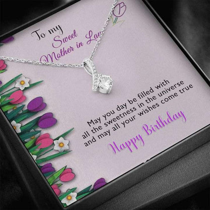 Surprise Birthday Gift For Mother-In-Law - 925 Sterling Silver Pendant Gifts for Mother In Law Rakva