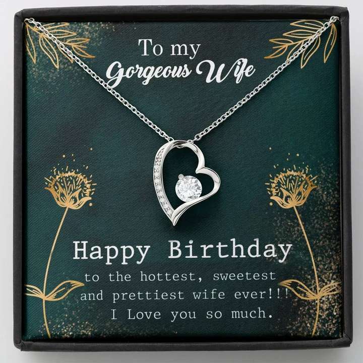 Surprise Birthday Gift For Wife From Husband - 925 Sterling Silver Pendant Happy Birthday Rakva