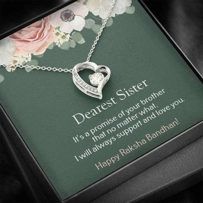 Surprise Rakhi Gift For Sister - 925 Sterling Silver Pendant Gifts for Sister Rakva