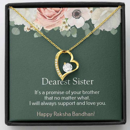 Surprise Rakhi Gift For Sister - 925 Sterling Silver Pendant Gifts for Sister Rakva