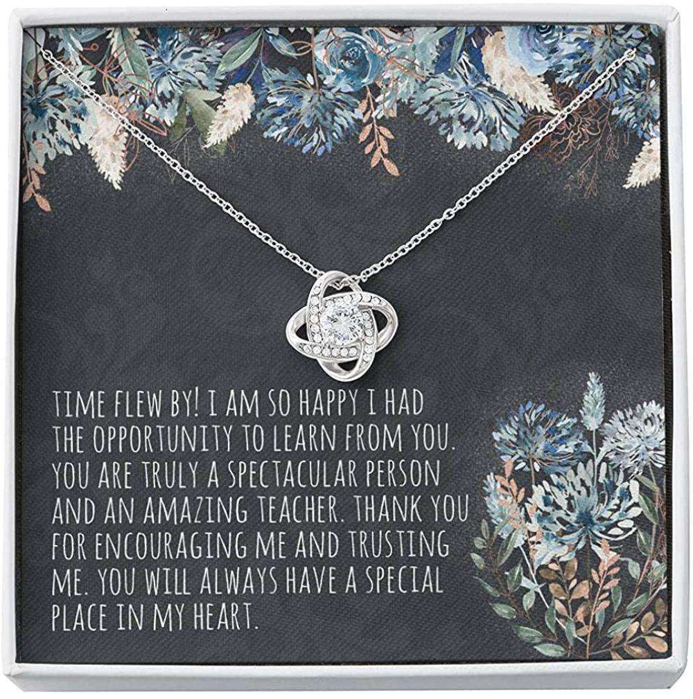 Teacher Appreciation Necklace Gift, Teacher Retirement Gift, Teacher Thank You Rakva