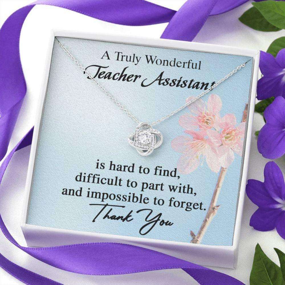 Teacher Assistant Necklace, Teacher Assistant Gift, Thank You Teacher Assistant Gift, Teacher Assistant Appreciation Rakva