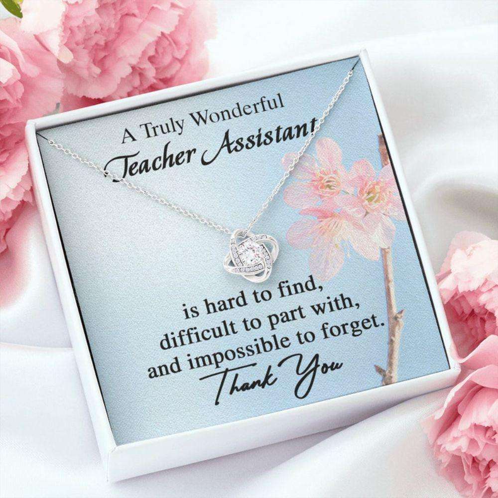 Teacher Assistant Necklace, Teacher Assistant Gift, Thank You Teacher Assistant Gift, Teacher Assistant Appreciation Rakva