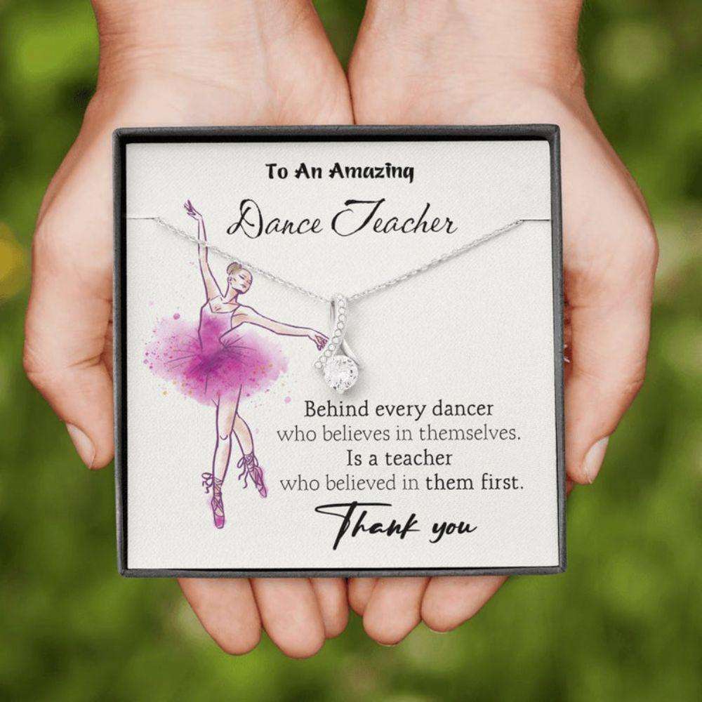 Teacher Necklace, Dance Teacher Necklace, Dance Teacher Appreciation, Dance Coach, Ballet Teacher Gifts for Mother (Mom) Rakva