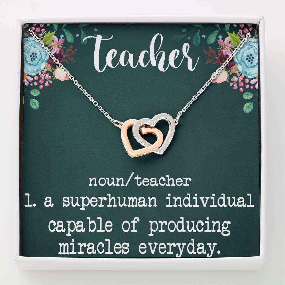 Teacher Necklace Gift: Teacher Appreciation Gift, Gifts For Teacher Thank You Rakva