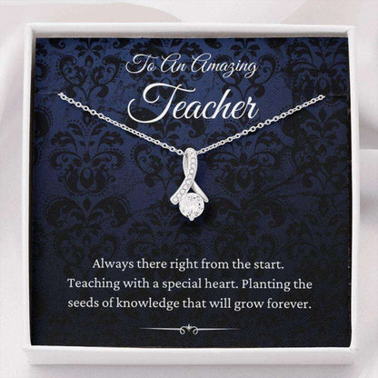 Teacher Necklace, Inspirational Teacher Quote, Christmas Gift For Teacher, Teacher Assistant, Preschool Teacher Gift Rakva