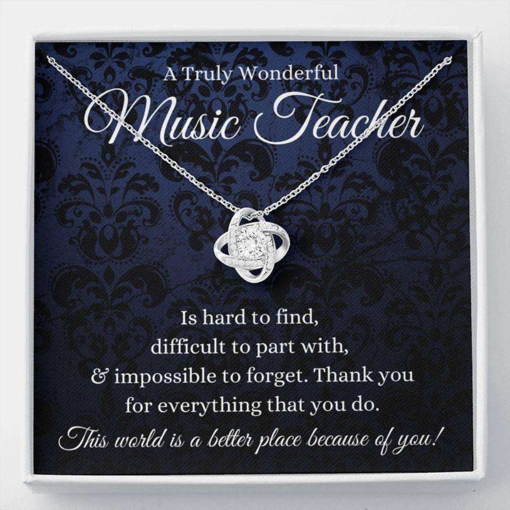 Teacher Necklace, Music Teacher Gift Band Teacher Thank You Gift, Orchestra Teacher Gift, Choir Teacher Necklace Gift Rakva