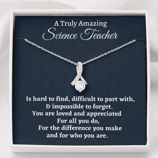 Teacher Necklace, Science Teacher Gift, Appreciation Gift For A Science Teacher, Necklace Gift For Women Rakva