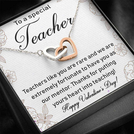 Teacher Necklace Valentine’S Day Gifts, Teacher Appreciation Gifts, Gift For Teacher Necklace, Valentine Gift For Teachers, Teacher Valentine Gifts Rakva