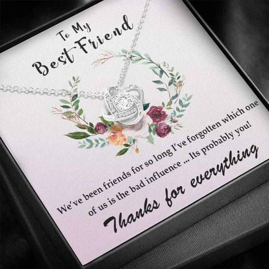 Thank You Friendship Gift For Bestfriend Girl - 925 Sterling Silver Pendant Gifts For Friend Rakva