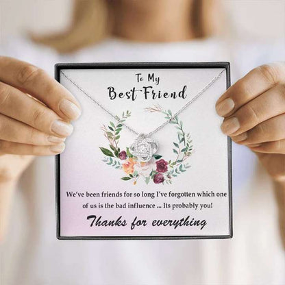 Thank You Friendship Gift For Bestfriend Girl - 925 Sterling Silver Pendant Gifts For Friend Rakva