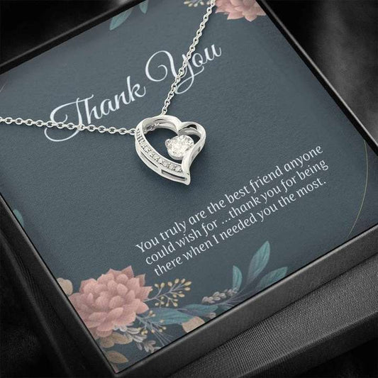 Thank You Gift For Best Friend Girl- 925 Sterling Silver Pendant Gifts For Friend Rakva