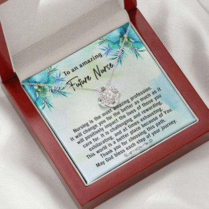 To An Amazing Future Nurse Necklace, Nurse Graduation, Nursing Student Gift Gifts for Mother (Mom) Rakva