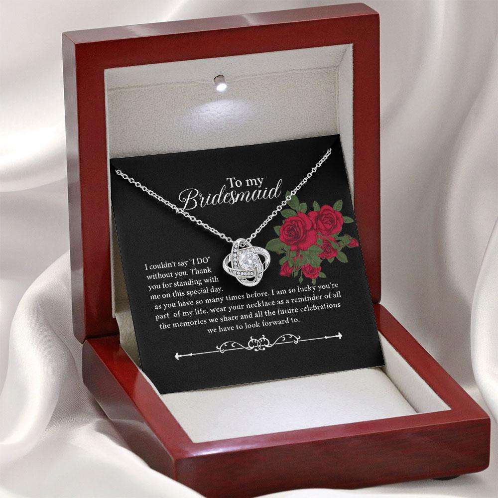 To My Bridesmaid Necklace I Couldn’T Say I Do Without You Gift For Bridesmaid, Wedding Day Gift, Bridesmaid Gift Custom Necklace Gifts For Friend Rakva