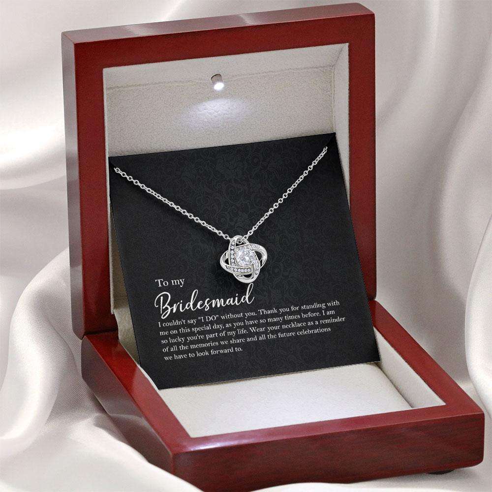 To My Bridesmaid Necklace I Couldn’T Say I Do Without You Gift For Bridesmaid, Wedding Day Gift Custom Necklace Gifts For Friend Rakva