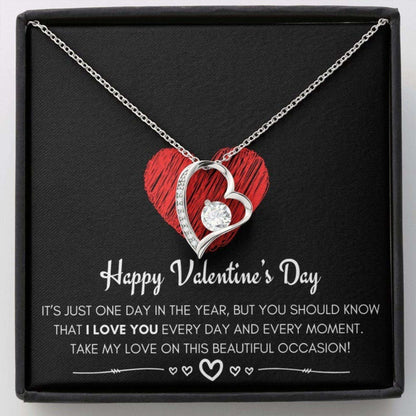 To My Girlfriend Necklace Gift, And Wife Valentine’S Day Gift For Her For Karwa Chauth Rakva