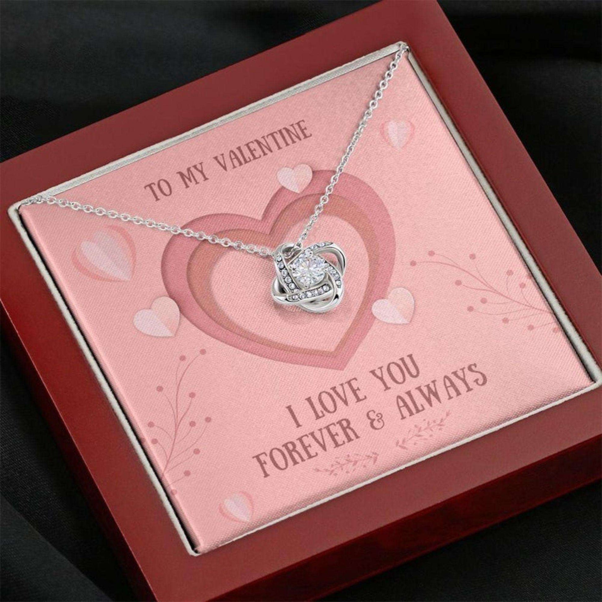 To My Girlfriend Necklace Gift For Valentine Gift - 925 Sterling Silver Pendant Gifts For Friend Rakva