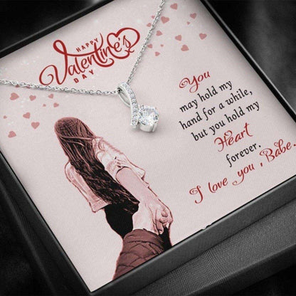 To My Girlfriend Necklace Gifts, Valentines Day Gifts For Her - 925 Sterling Silver Pendant Gifts For Friend Rakva