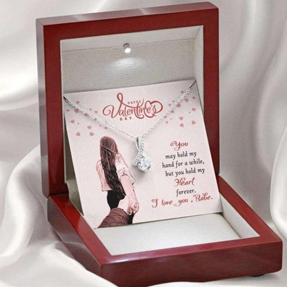 To My Girlfriend Necklace Gifts, Valentines Day Gifts For Her - 925 Sterling Silver Pendant Gifts For Friend Rakva