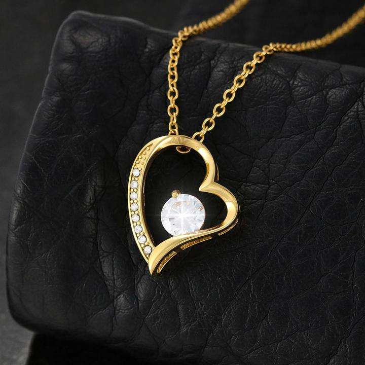 To My Gorgeous Wife - I Love You Gift From Husband - 925 Sterling Silver Heart Pendant For Karwa Chauth Rakva