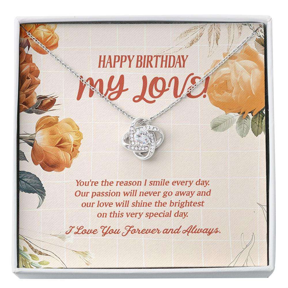 To My Love Reason I Smile Necklace Birthday Custom Necklace For Karwa Chauth Rakva