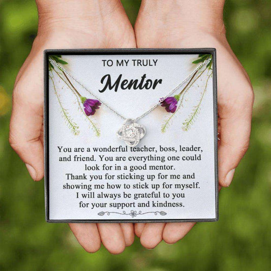 To My Truly Mentor Necklace, Mentor Gift, Thank You Gift, Appreciation Gift Rakva