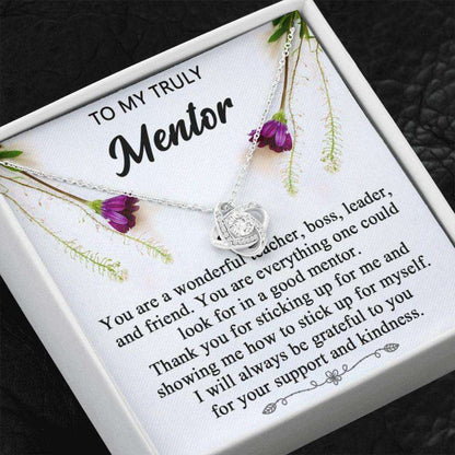 To My Truly Mentor Necklace, Mentor Gift, Thank You Gift, Appreciation Gift Rakva