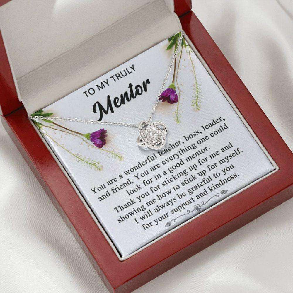 To My Truly Mentor Necklace, Mentor Gift, Thank You Gift, Appreciation Gift Rakva