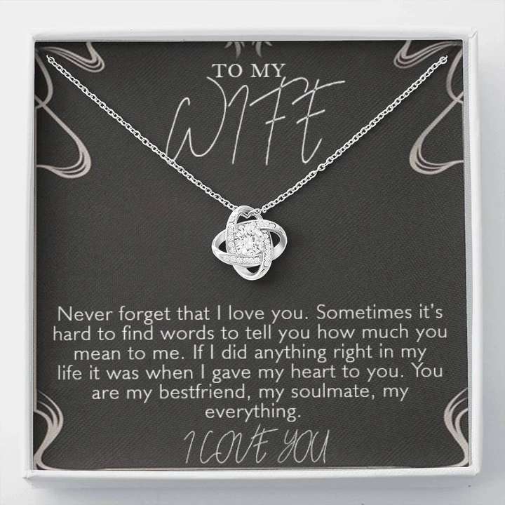 To My Wife - My Everything - 925 Sterling Silver Pendant For Karwa Chauth Rakva