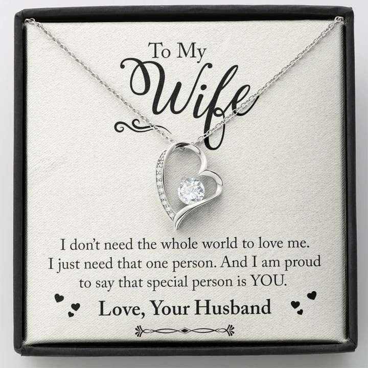 To My Wife - You'Re My Special Person - 925 Sterling Silver Pendant For Karwa Chauth Rakva