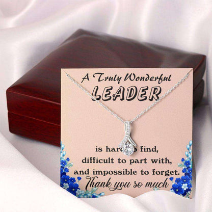 Truly Leader Necklace Gift, Leadership Teamgift, Gift For Boss Necklace Rakva