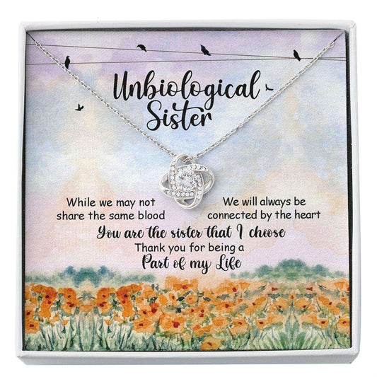 Unbiological Sister Necklace, Sister-In-Law Gift, Best Friend Necklace, Soul Sister, Bridesmaid Gift, Bff Gift, Custom Necklace Gifts for Sister Rakva