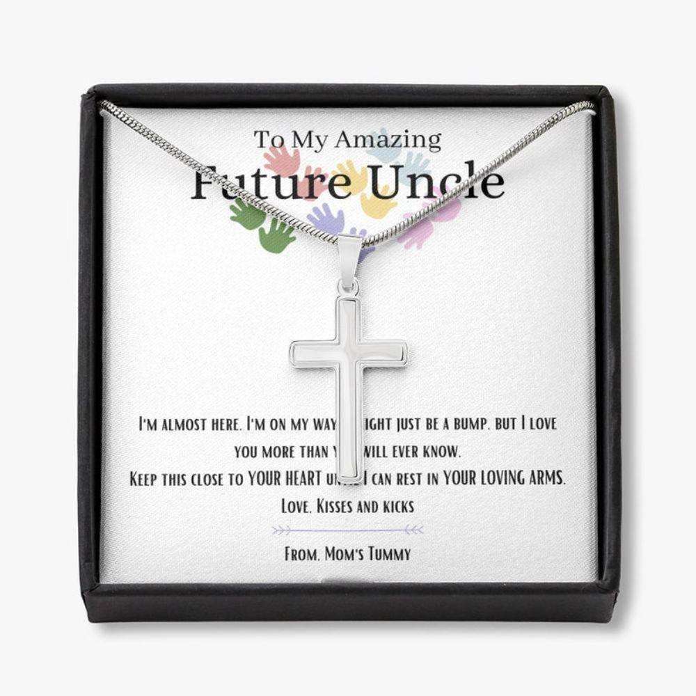 Uncle Necklace, New Uncle Gift, Future Uncle Gift For Soon To Be Uncle Reveal To Uncle To Be Necklace, Promoted To Uncle Rakva