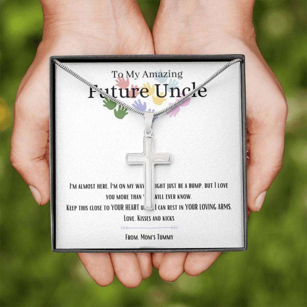 Uncle Necklace, New Uncle Gift, Future Uncle Gift For Soon To Be Uncle Reveal To Uncle To Be Necklace, Promoted To Uncle Rakva