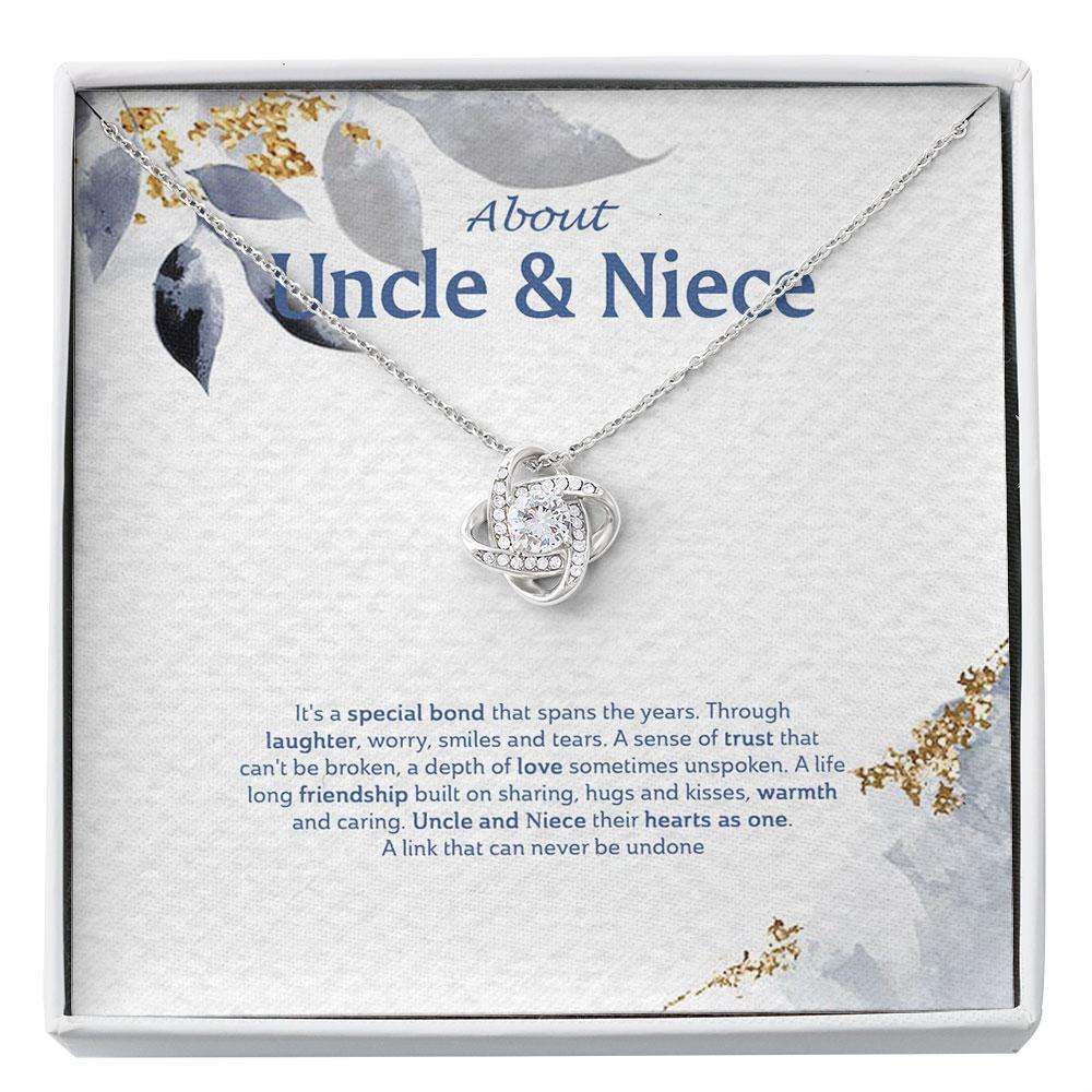 Uncle Necklace, Niece Necklace, Uncle Niece Gift Necklace, Birthday Necklace Gift For Niece From Uncle, Wedding Gift From Uncle Custom Necklace Gifts for Niece Rakva