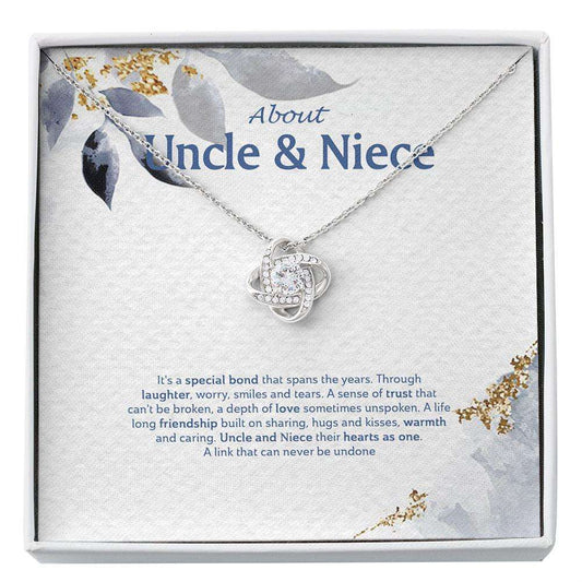 Uncle Necklace, Niece Necklace, Uncle Niece Gift Necklace, Birthday Necklace Gift For Niece From Uncle, Wedding Gift From Uncle Custom Necklace Gifts for Niece Rakva