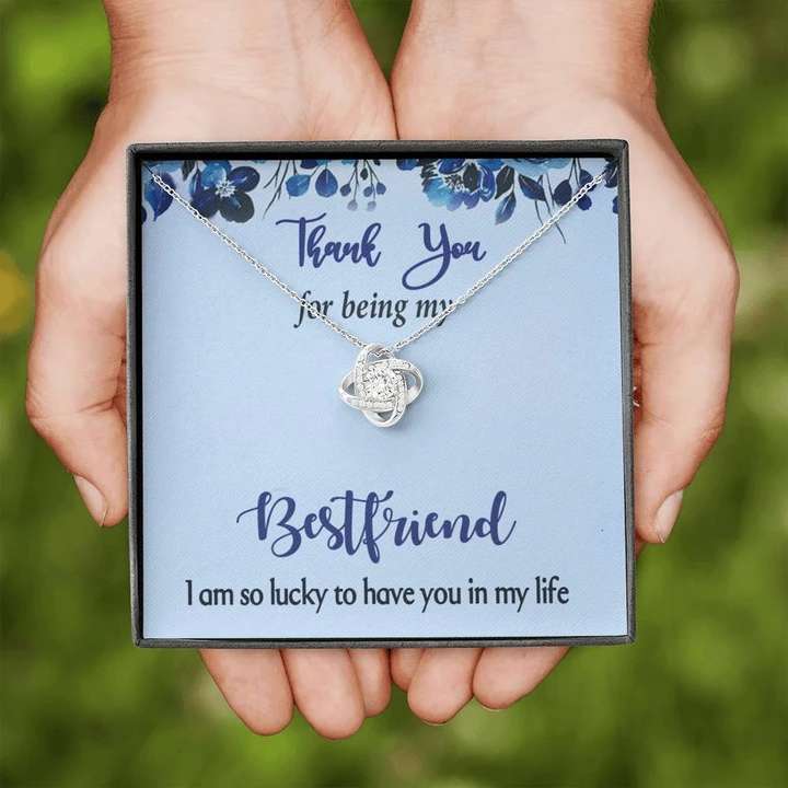 Unique Thanks Friendship Gift For Bestie Female - 925 Sterling Silver Pendant Gifts For Friend Rakva