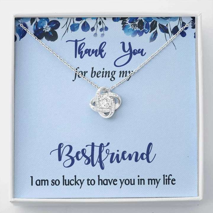 Unique Thanks Friendship Gift For Bestie Female - 925 Sterling Silver Pendant Gifts For Friend Rakva