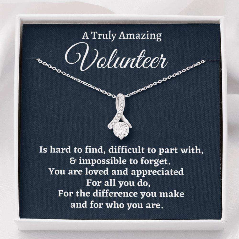 Volunteer Gift, Appreciation Gift For A Volunteer, Necklace Gift For Women Rakva