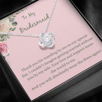 Wedding Necklace, Bridesmaid Gift Necklace From Bride, Bridesmaid Thanks, Maid Of Honor Gift Gifts For Friend Rakva