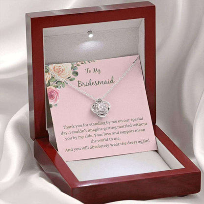 Wedding Necklace, Bridesmaid Gift Necklace From Bride, Bridesmaid Thanks, Maid Of Honor Gift Gifts For Friend Rakva